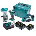 Makita DLX3098TJ - 18V 5.0Ah Brushless Cordless 3 Piece Combo Kit 